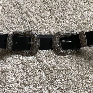 Double buckle belt